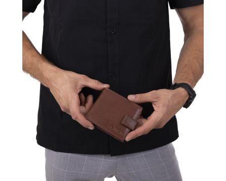 Pánská peněženka kožená SEGALI 491 koňak