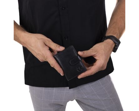 Dokladovka kožená SEGALI 1053 černá