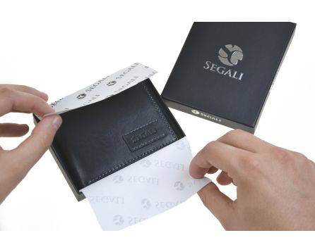 Pánská peněženka kožená SEGALI 1166 černá