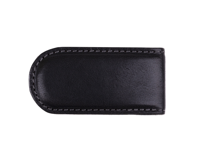 Spona na bankovky kožená magnetická SEGALI 1038 černá