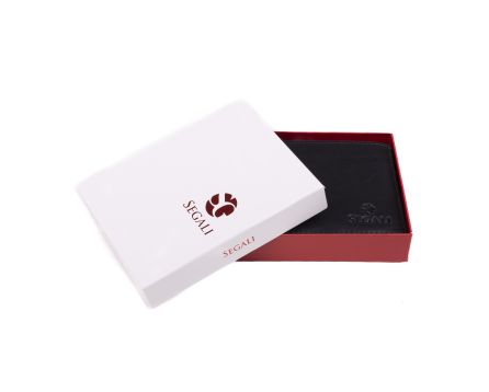 Pánská peněženka kožená SEGALI 985 černá