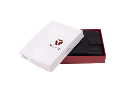 Pánská peněženka kožená SEGALI 1287 černá