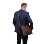 Pánský kufřík kožený SEGALI 7005 chestnut