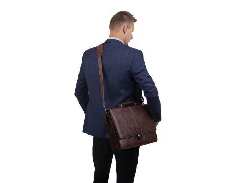 Pánský kufřík kožený SEGALI 7005 chestnut