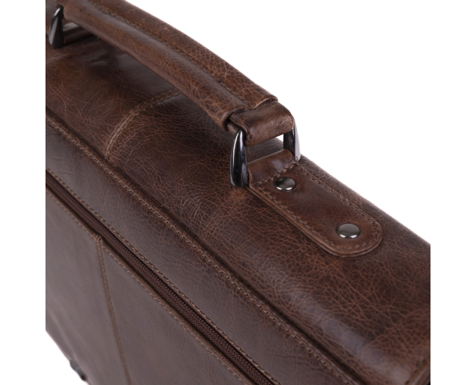 Pánský kufřík kožený SEGALI 7005 chestnut