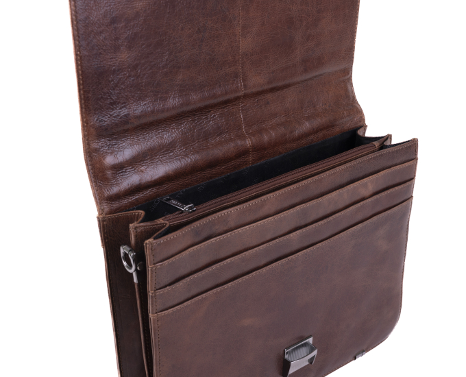 Pánský kufřík kožený SEGALI 7005 chestnut