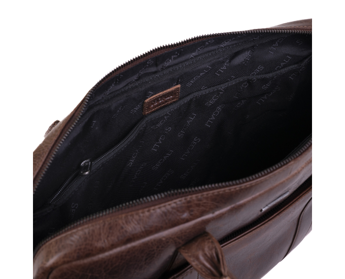 Pánská taška kožená SEGALI 7009 chestnut