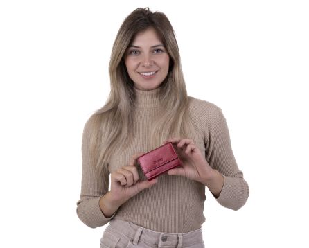 Dámská peněženka kožená SEGALI 1756 M červená