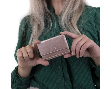 Dámská peněženka kožená SEGALI 1756 M rose