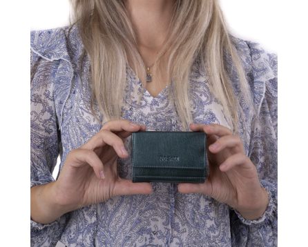Dámská peněženka kožená SEGALI 1756 M peack green