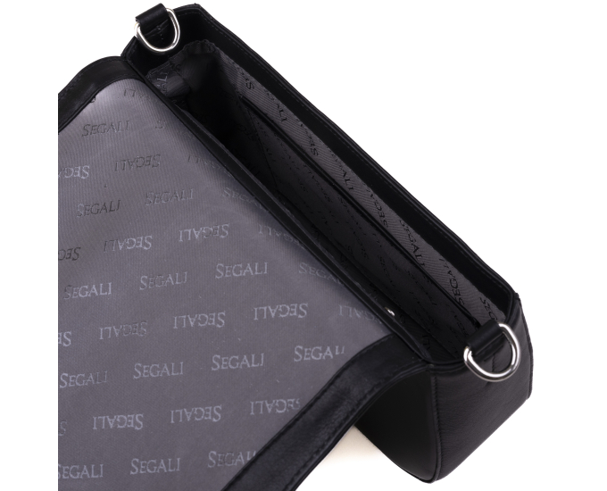 Dámská kabelka kožená SEGALI 9100 černá