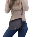 Dámská kabelka kožená SEGALI 9100 černá