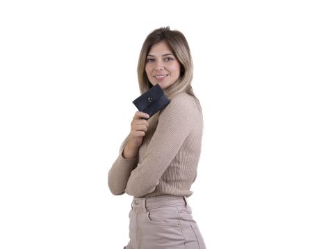 Kapsička kožená NETA SEGALI navy