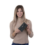 Kapsička kožená TINA SEGALI olive