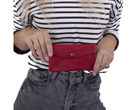 Kapsička kožená TINA SEGALI červená