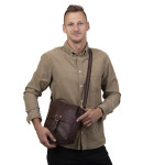 Pánská taška přes rameno kožená SEGALI 29394 dark tan