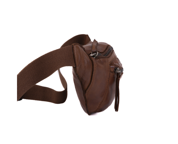 Pánská ledvinka kožená SEGALI 25819 tan