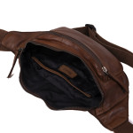 Pánská ledvinka kožená SEGALI 25819 tan