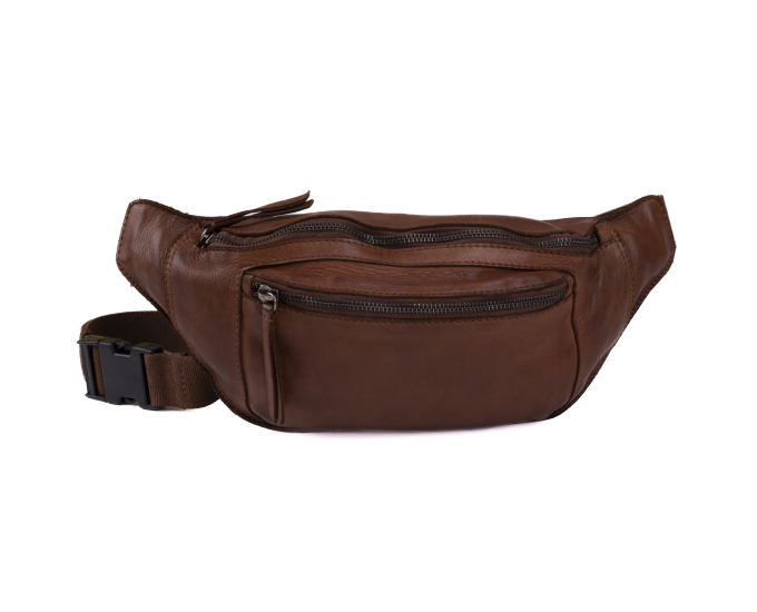 Pánská ledvinka kožená SEGALI 25819 tan