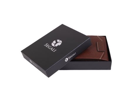 Pánská peněženka kožená SEGALI 50758 hnědá