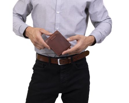 Pánská kožená peněženka SEGALI 50759 hnědá