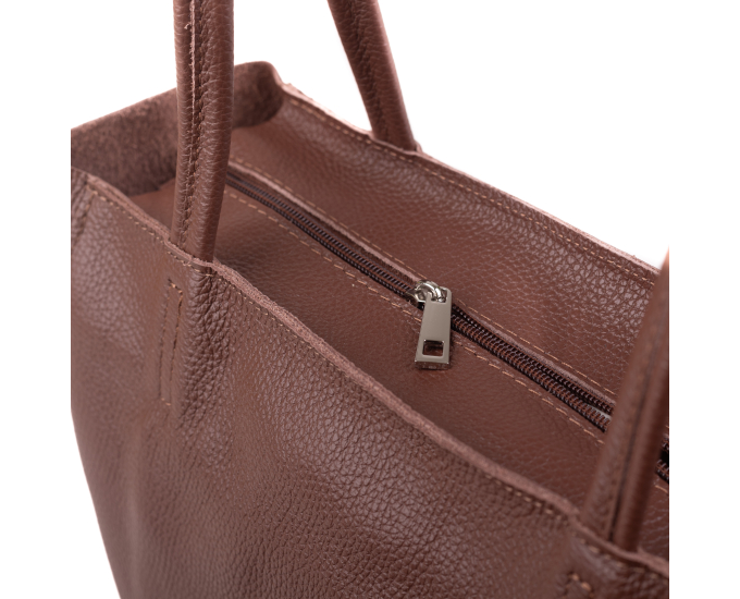 Kožená kabelka Adele SEGALI hnědá