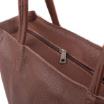 Kožená kabelka Adele SEGALI hnědá