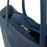 Kožená kabelka Adele SEGALI modrá