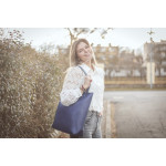 Kožená kabelka Adele SEGALI modrá