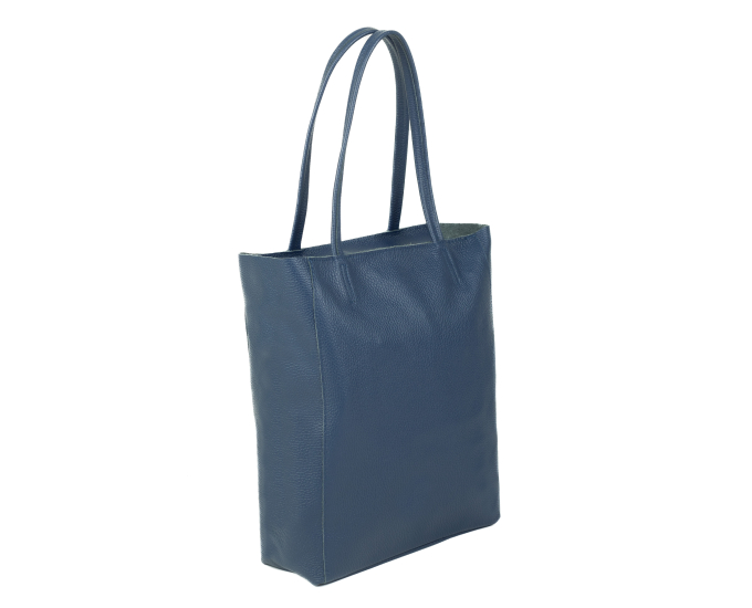 Kožená kabelka Adele SEGALI modrá