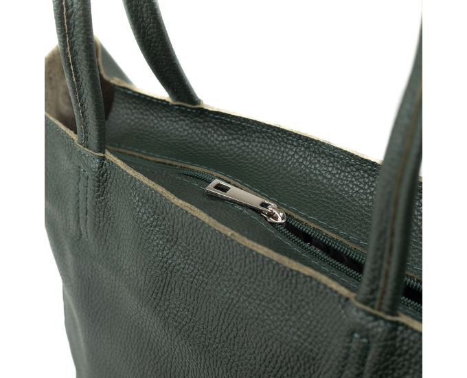 Kožená kabelka Adele SEGALI zelená