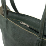 Kožená kabelka Adele SEGALI zelená