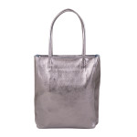 Kožená kabelka Adele SEGALI stříbrná