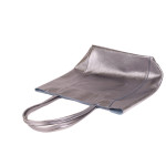 Kožená kabelka Adele SEGALI stříbrná