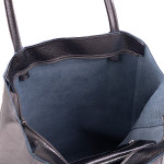 Kožená kabelka Adele SEGALI stříbrná