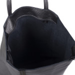 Kožená kabelka Adele SEGALI metalická