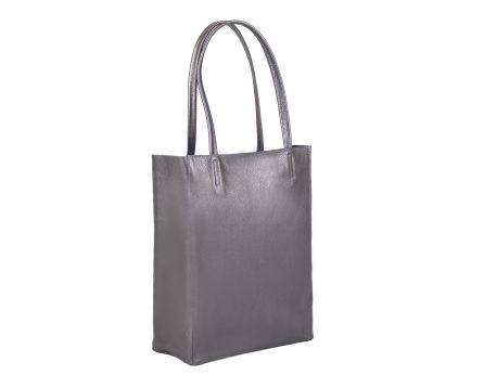 Kožená kabelka Adele SEGALI metalická