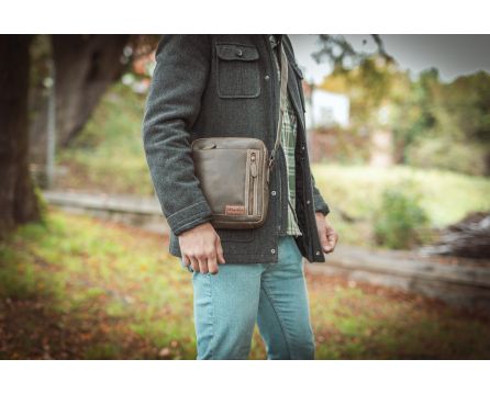 Pánská taška kožená SEGALI 3322 zelená