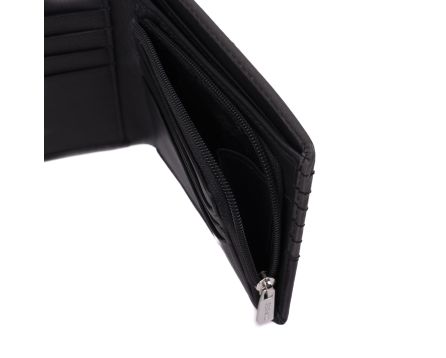 Pánská peněženka kožená SEGALI 7414 S černá/šedá