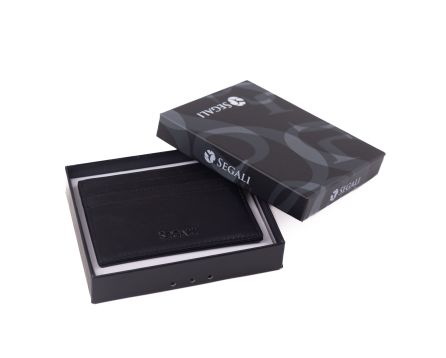 Dokladovka kožená SEGALI 19 černá