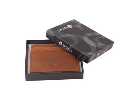 Dokladovka kožená SEGALI 19 koňak