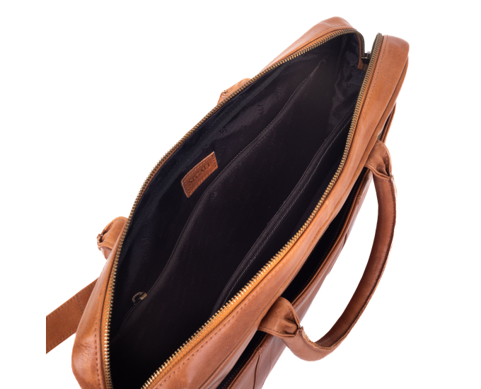 Pánská taška kožená SEGALI 7009 koňak