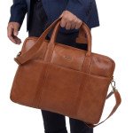 Pánská taška kožená SEGALI 7009 koňak